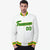 Custom White- Neon-Green- Gold Bomber Full-Snap Varsity Letterman Jacket