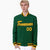 Custom Midnight-Green Yellow-Black Bomber Full-Snap Varsity Letterman Jacket