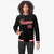 Custom Black- Red-White Bomber Full-Snap Varsity Letterman Jacket