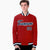 Custom Royal- Red- Navy Bomber Full-Snap Varsity Letterman Jacket