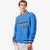 Custom powder Blue-Black-White Bomber Full-Snap Varsity Letterman Jacket