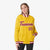 Custom Yellow- Red-White Bomber Full-Snap Varsity Letterman Jacket