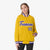 Custom Yellow- Purple-White Bomber Full-Snap Varsity Letterman Jacket