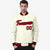 Custom Cream-Red-Black Bomber Full-Snap Varsity Letterman Jacket