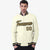 Custom Cream- Old Gold- Black Bomber Full-Snap Varsity Letterman Jacket