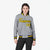 Custom Gray- Yellow-Navy Bomber Full-Snap Varsity Letterman Jacket