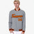 Custom Gray- Orange-Black Bomber Full-Snap Varsity Letterman Jacket