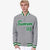 Custom Gray- Neon Green- White Bomber Full-Snap Varsity Letterman Jacket