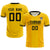 Custom Gold 01 White-Black Design Uniform Soccer Sets Jersey