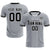 Custom Gray White-Black Design Uniform Soccer Sets Jersey