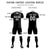 Custom Black White-Black Design Uniform Soccer Sets Jersey