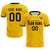 Custom Gold 01 White-Black Design Uniform Soccer Sets Jersey