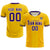 Custom Gold 01 White-Purple Design Uniform Soccer Sets Jersey