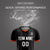 Custom Black Orange-Black Design Uniform Soccer Sets Jersey