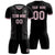 Custom Black Light Pink-Black Design Uniform Soccer Sets Jersey