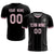 Custom Black Light Pink-Black Design Uniform Soccer Sets Jersey