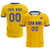 Custom Gold 01 White-Royal Blue Design Uniform Soccer Sets Jersey