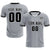 Custom Gray White-Black Design Uniform Soccer Sets Jersey