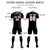 Custom Black Orange-Black Design Uniform Soccer Sets Jersey