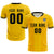 Custom Gold 01 White-Black Design Uniform Soccer Sets Jersey