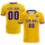 Custom Gold 01 White-Purple Design Uniform Soccer Sets Jersey