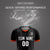 Custom Black Orange-Black Design Uniform Soccer Sets Jersey