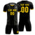 Custom Black Gold 01-Black Design Uniform Soccer Sets Jersey