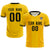 Custom Gold 01 White-Black Design Uniform Soccer Sets Jersey