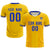 Custom Gold 01 White-Royal Blue Design Uniform Soccer Sets Jersey