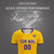 Custom Gold 01 White-Purple Design Uniform Soccer Sets Jersey