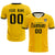 Custom Gold 01 White-Black Design Uniform Soccer Sets Jersey