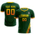 Custom Green Gold01-Orange Gradient Fashion Sportswear Soccer Sets Jersey