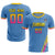 Custom Light Blue Gold01-Pink Gradient Fashion Sportswear Soccer Sets Jersey