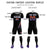 Custom Black White-Orange Gradient Fashion Sportswear Soccer Sets Jersey