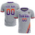 Custom Gray Orange-Purple Gradient Fashion Sportswear Soccer Sets Jersey