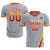 Custom Gray Gold01-Orange Gradient Fashion Sportswear Soccer Sets Jersey