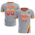 Custom Gray Gold01-Orange Gradient Fashion Sportswear Soccer Sets Jersey