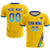 Custom Gold01 Royal Blue-Sky Blue Gradient Fashion Sportswear Soccer Sets Jersey