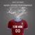 Custom Crimson Pink-Powder Blue Gradient Fashion Sportswear Soccer Sets Jersey