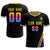 Custom Black Gold01-Pink Gradient Fashion Sportswear Soccer Sets Jersey