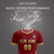 Custom Crimson Khaki-Old Gold Gradient Fashion Sportswear Soccer Sets Jersey