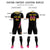 Custom Black Pink-Gold01 Gradient Fashion Sportswear Soccer Sets Jersey