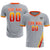 Custom Gray Gold01-Orange Gradient Fashion Sportswear Soccer Sets Jersey