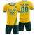 Custom Gold01 Aqua-Aqua Gradient Fashion Sportswear Soccer Sets Jersey