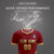 Custom Crimson Khaki-Old Gold Gradient Fashion Sportswear Soccer Sets Jersey