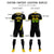 Custom Black Gold01-Neon Green Gradient Fashion Sportswear Soccer Sets Jersey