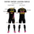 Custom Black Pink-Gold01 Gradient Fashion Sportswear Soccer Sets Jersey