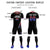 Custom Black White-Red Gradient Fashion Sportswear Soccer Sets Jersey