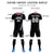 Custom Black White-Pink Gradient Fashion Sportswear Soccer Sets Jersey