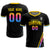 Custom Black Gold01-Pink Gradient Fashion Sportswear Soccer Sets Jersey